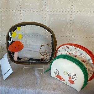 Line Friends Brown & friends travel bag set